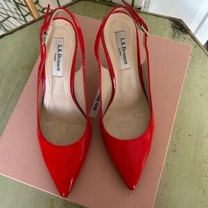 L.K.Bennett London heels, patent leather, size 38.